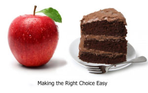 Healthy or unhealthy choice? Lose Weight.